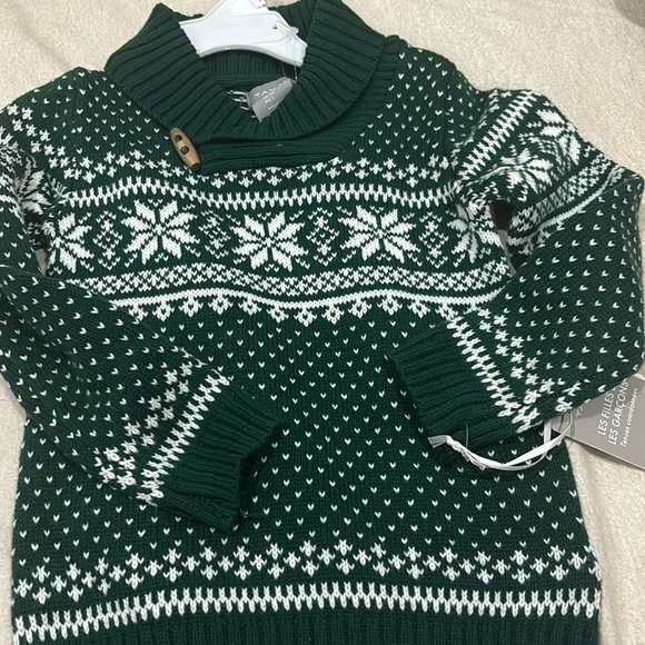 Tahari winter Nordic print sweater for kids - Picture 1 of 5
